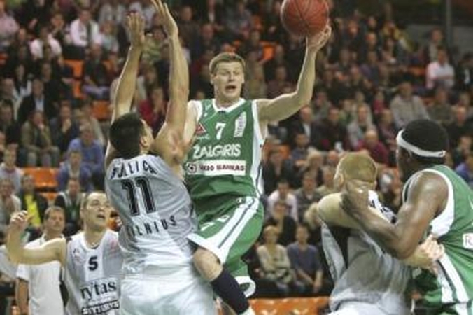 Pavyko: vilniečio M.Pociaus debiutas "Žalgiryje" pažymėtas pergale prieš "Lietuvos rytą" ir asmeniniu įvertinimu.