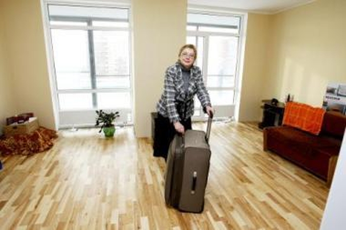 Palygino: virš prekybos centro BIG2 iškilusiame dangoraižyje prieš keletą dienų įsikūrusi B.Žukauskienė teigė, jog čia ji jaučiasi tarsi Manhetene.
