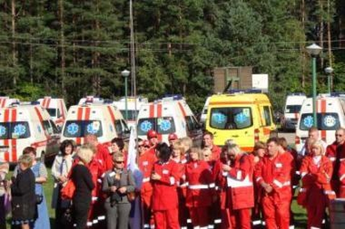 Tradicija: medikai iš visos Lietuvos į žaidynes susirinko ketvirtą kartą.