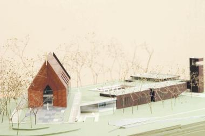 Kaina: geriausią bažnyčios ir vienuolyno komplekso projektą sukūrė bendrovės "Andrijauskas ir partneriai" architektai, tačiau už statinio projektavimą prašoma pusės milijono litų....