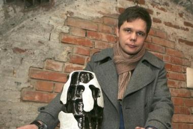 Koncepcija: latvė Ilona Salonika, sukūrusi baltą kvadratą, buvo įvertinta už konceptualią išraišką keramikos mene.