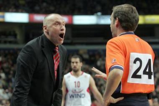 Tandemas: L.Kleiza (kairėje) ir I.Bourousis (dešinėje) ne tik rezultatyviai atakavo vilniečių krepšį, bet ir patikimai gynėsi.