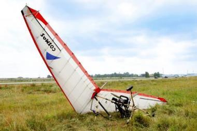 Įvykis: prieš porą savaičių netoli Klaipėdos nukrito parasparnis, tačiau tuomet tragedijos pavyko išvengti.