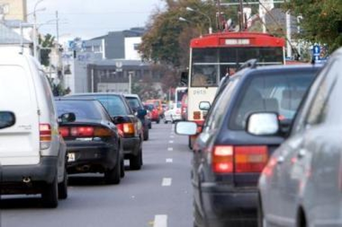 Greičiausias: "Vilniaus dienos" "lenktynes" laimėjo automobilis.