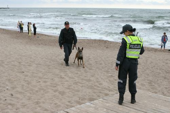 Pajūryje – policijos reidas