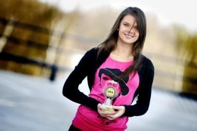 Pergalė: penkiolikmetė šokėja I.Gustytė iškovojo pirmąjį prizą paauglių grupėje.