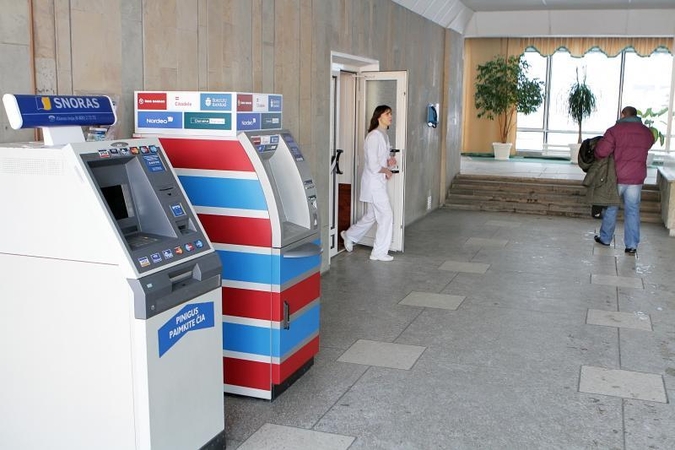 Klaipėdos gydymo įstaigose – nauji bankomatai
