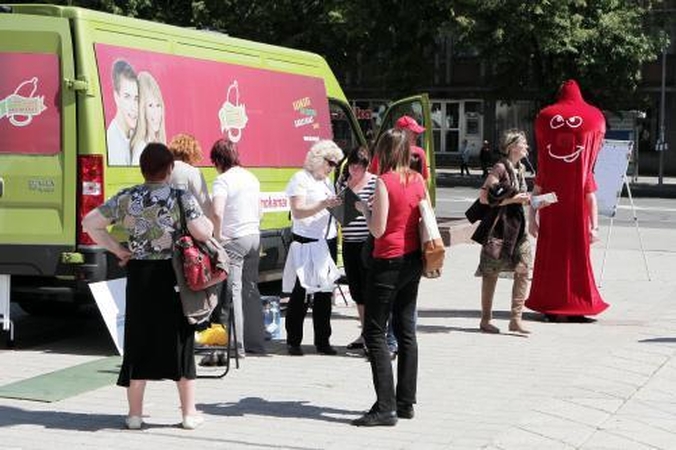 ŽIV akcijoje aktyvesni buvo vyrai