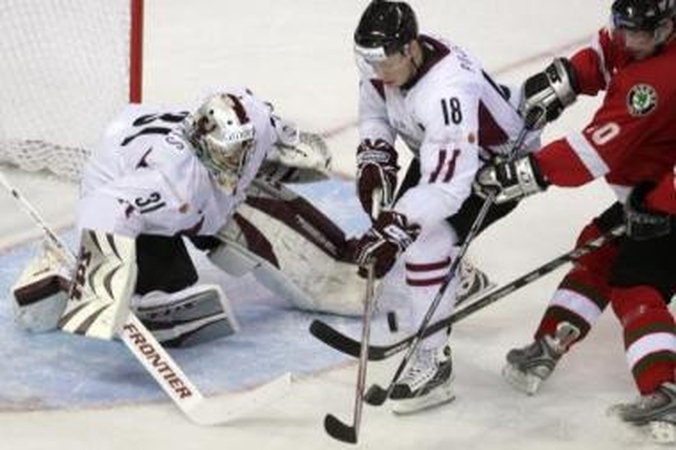 Kaimynai: Latvijai žiemos žaidynėse vėl atstovaus ledo ritulio rinktinė (balta apranga).