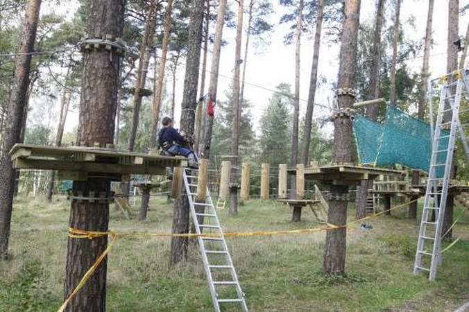 Savivaldybė džiaugiasi laipynių parku