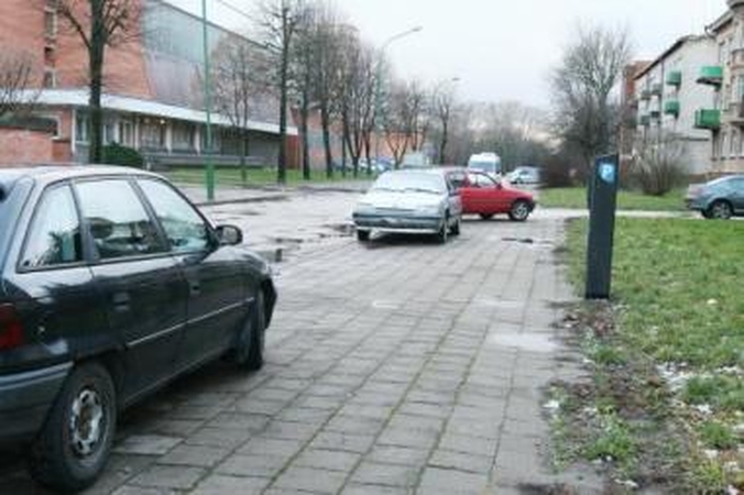 Išrovė stovą