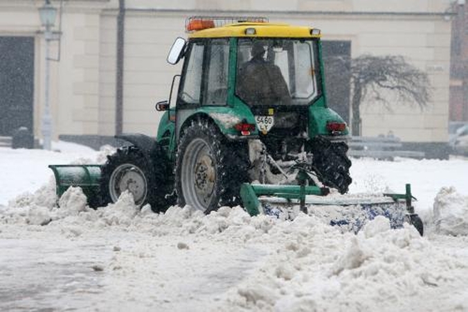 Dalis miesto liko be valytojo