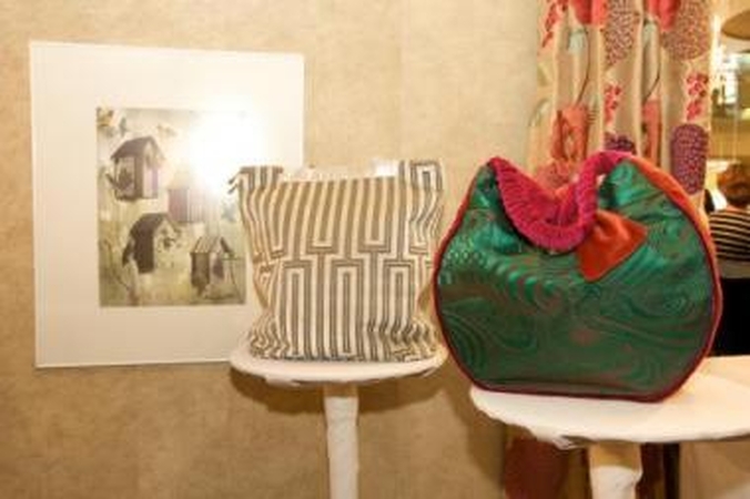 Susitaikė: rankinių pristatyme su D.Urbonavičiūte buvo jos vyras Skomantas Janonis.