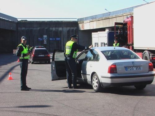 Uoste – policijos reidas