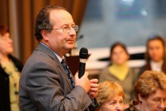 Užsispyręs: A.Bagdonas nepripažįsta, kad Kaune trūksta informacijos apie švietimo sistemą ir jos reformą.