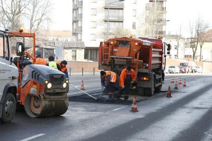 Smeltės kvartalui – nauja danga