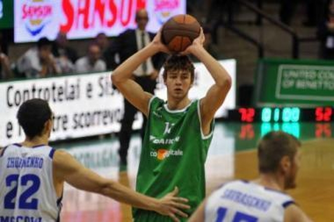 Debiutas: Europos taurės turnyras D.Motiejūno karjeroje – pirmasis.