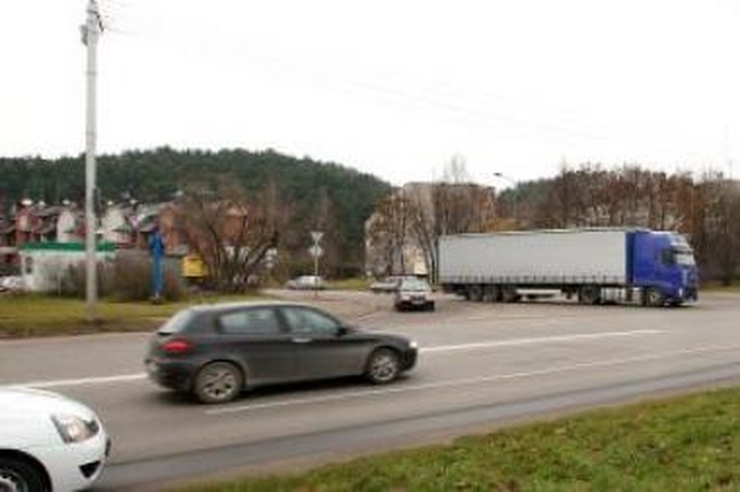 Skaudulys: sankryža prie "Regitros" – šiuo metu bene pavojingiausia vieta Kauno gatvėse.
