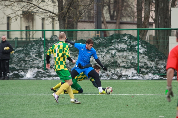 „Kauno Žalgirio“ futbolininkai patiesė F.B.K. „Kauną“