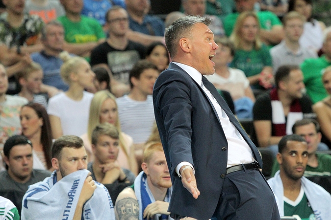Š. Jasikevičius: pirma rungtynių pusė buvo klaiki