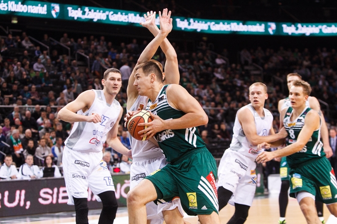 LKL rungtynės "Žalgiris - Neptūnas"